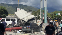 Accidente de estacion de gasolina en mariperez